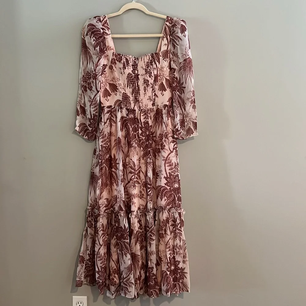 NWT Cara Cara Estela Midi Dress Medium - Picture 5 of 5